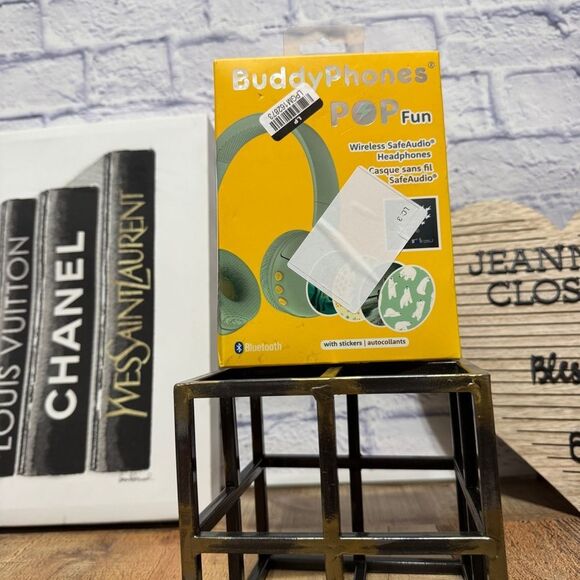 Buddy Phones Pop Fun headphones in green wireless new - Picture 2 of 8